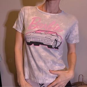 Barbie Convertible Graphic Tee with Car Design